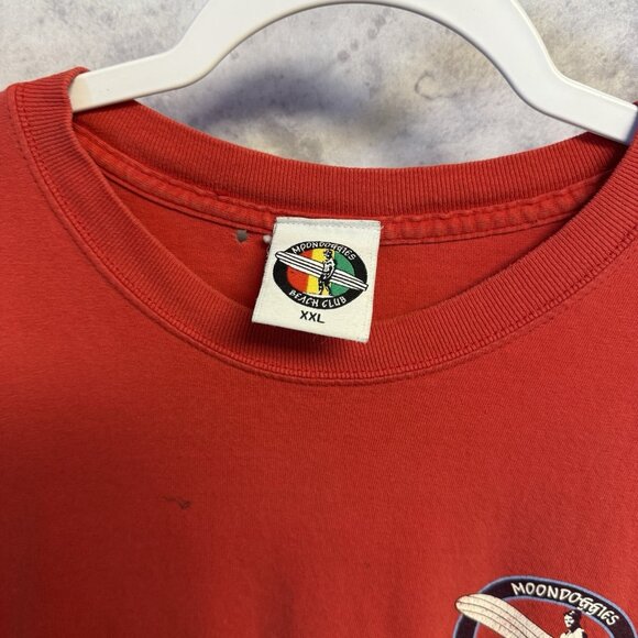 Vintage Moondoggies Beach Club Pismo T Shirt Mens 2XL 26x28.5 Y2K Surf - Picture 14 of 16
